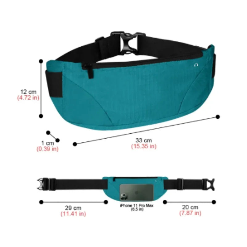 Sports Fanny Pack para mulheres e homens